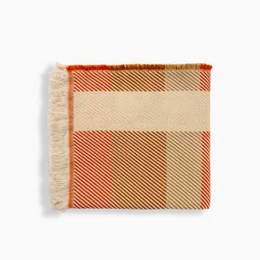 Piculet - ÇİZGİLİ KOLTUK ŞALI/TURUNCU